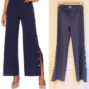 Romeo + Juliet Couture Navy Blue Side Snap Pants